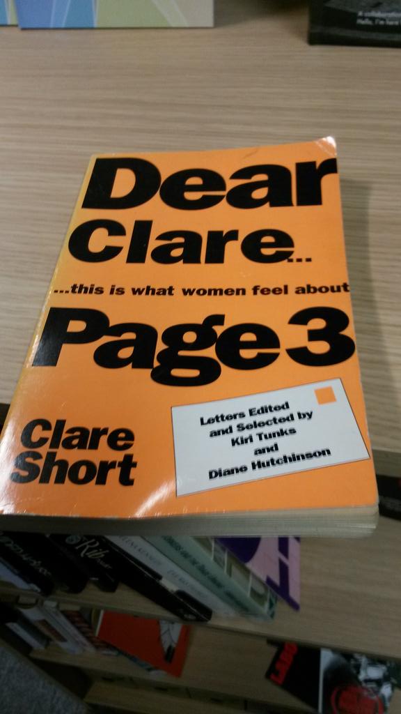 ZaimalA's tweet image. Another find from @nottswcentre library. Published in 1991, sadly still topical. One for @NoMorePage3! #MagicLibrary