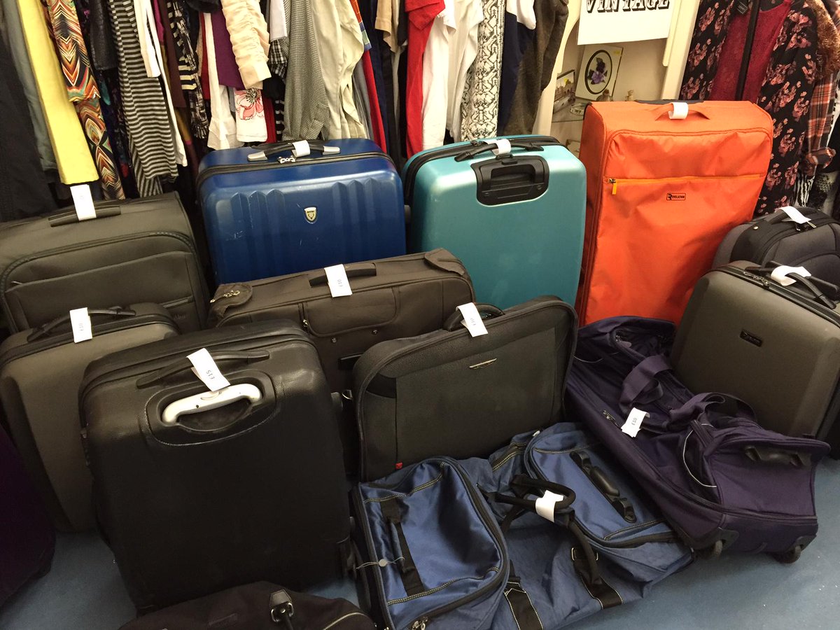 BeneficialPompy's tweet photo. Going on holiday soon and need a new suitcase?  Pop we have lots, starting from as little as ONLY £10. http://t.co/Epvu5OPme1