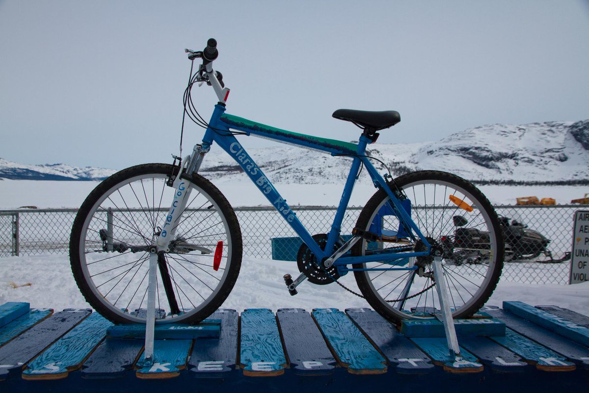 Shout out to KSP alumni &amp; Joey Angnatok for their #Nain #ClarasBigRide Bike creation &amp; construction! <a href="/Bell_LetsTalk/">Bell Let's Talk</a>