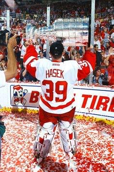 Happy 50th Birthday to one of the best goalies to ever represent an NHL Team. Dominik Hasek. 
