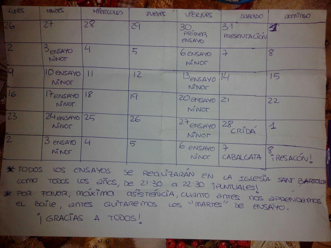 Ensayos para la Cabalgata del Ninot 2015". #Baile #FallaElCampanar