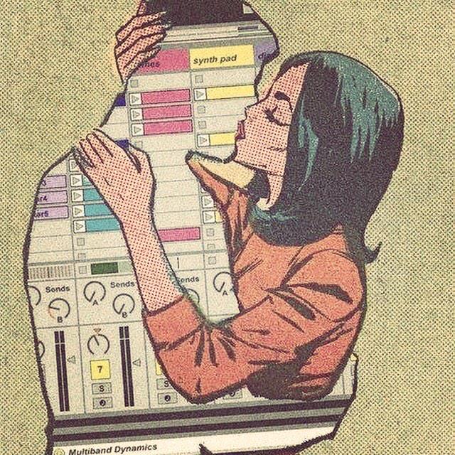 Portrait of a couple falling in Live.  <a href="/Ableton/">Ableton</a>