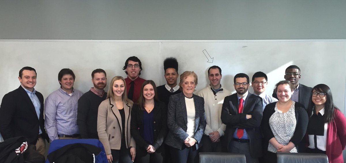 Peter Inskeep visited @tu_iba yesterday! He is the General Manager of Holt Logistics.