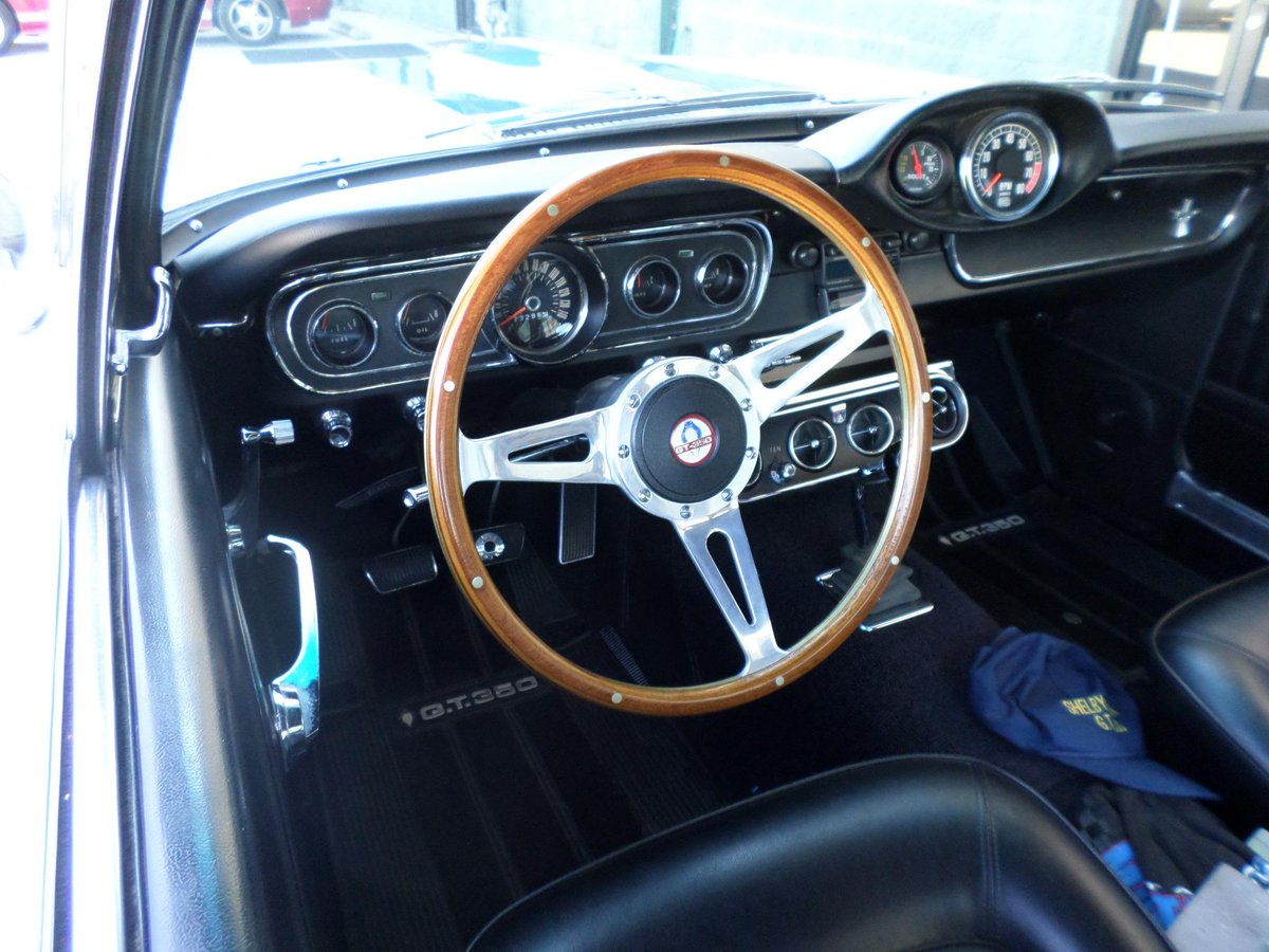 RESTOMODPLUS's tweet photo. #66gt350 #shelby #restomodplus A car I did a few years ago just dropped in for a little maintenance. Still neat!!! http://t.co/qPNowkLO3c