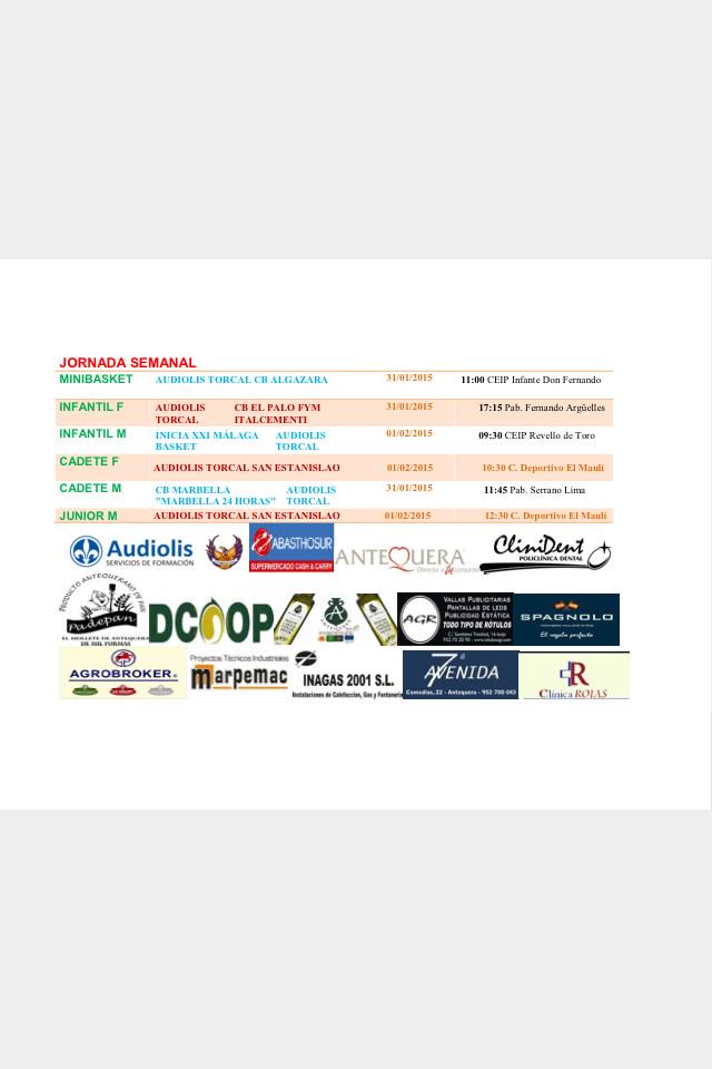CBTorcal's tweet photo. Jornada semanal. @audiolis @ABASTHOSUR @ATQaTuCorazon @DcoopSCA @AGRROTULOS @AGROBROKERANT @CLINICAROJAS http://t.co/vCd1vpIJN6