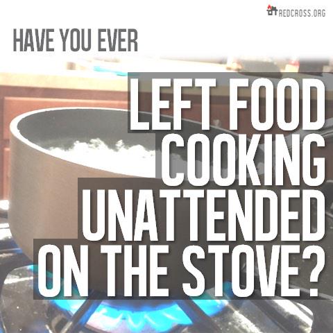 VARedCross's tweet image. Attention future @FoodNetwork stars. Don't leave the stove unattended while creating your culinary hits. #firesafety