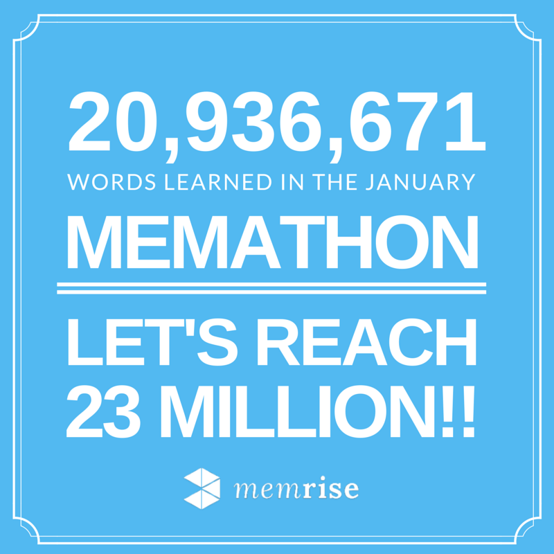 memrise's tweet image. What have you been learning in Memrise? ow.ly/I8G2q #Memathon #resolutionsfor2015