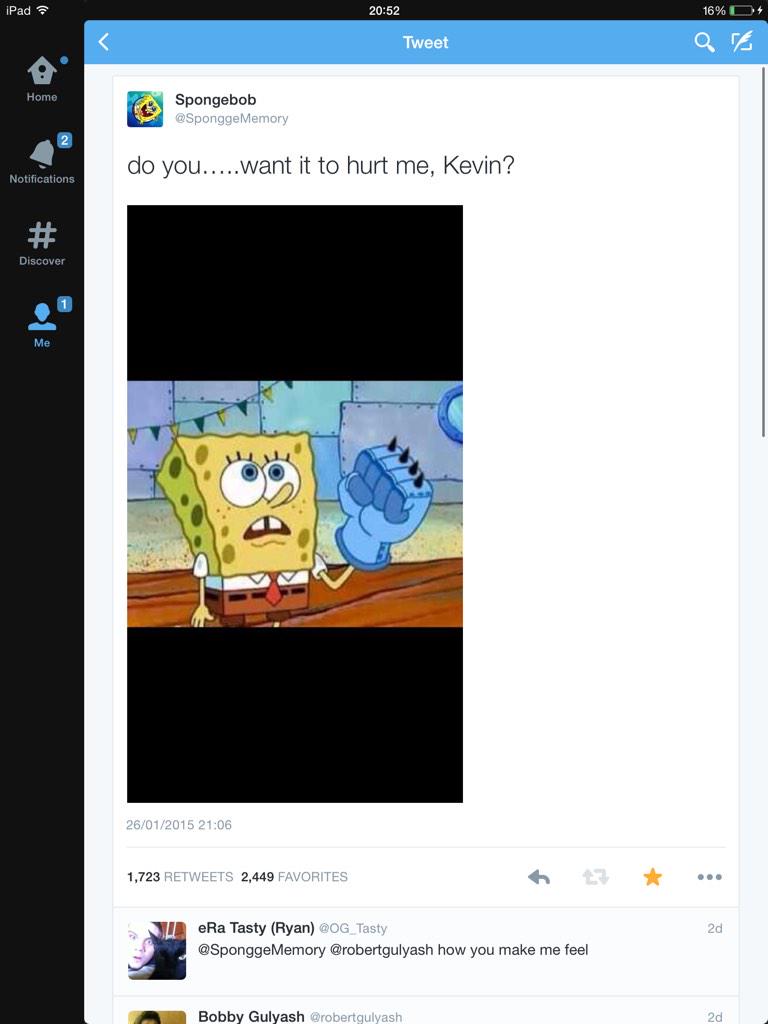 ASeth2512's tweet photo. I just found the best account on Twitter! Everyone go give @SponggeMemory a Follow for the best tweets☺️🙌 http://t.co/nTuL0DhXDM