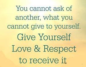2thank's tweet photo. Love and Respect yourself... http://t.co/M52jMXgJBO