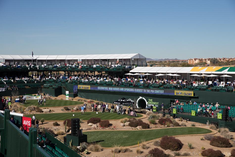 It's game time in the desert. Who's ready for another edition of the <a href="/WMPhoenixOpen/">WM Phoenix Open</a>? #greenestshow #oakleygolf