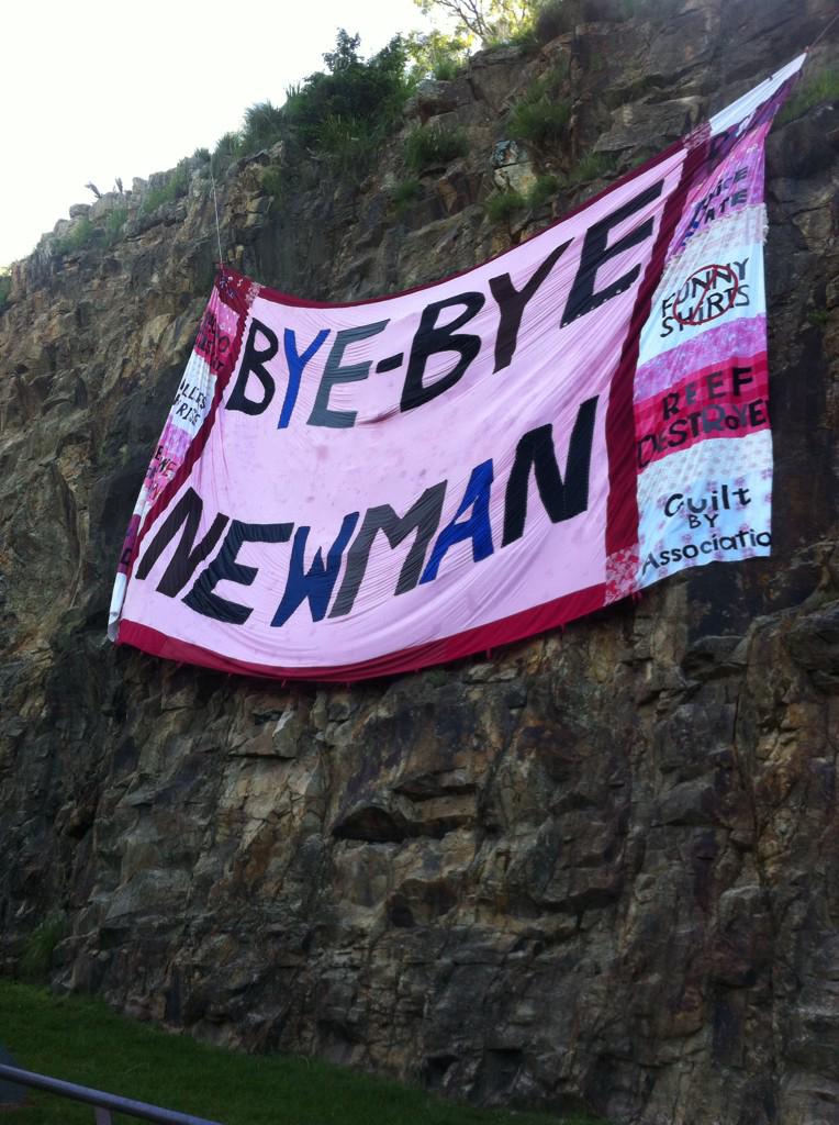 TerriReports's tweet photo. This is happening right now at Kangaroo Pt @612brisbane #qldvotes http://t.co/UCSkIp2w1E