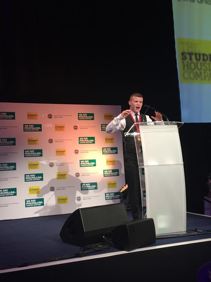 UoESportsunion's tweet image. Thank you @chuckflynn93 for a highly entertaining speech, the room were in stitches #mailman #firstclassdelivery