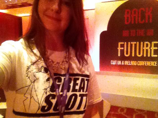 Excited about the @CWT_UKI back to the future conference today! #internalcomms