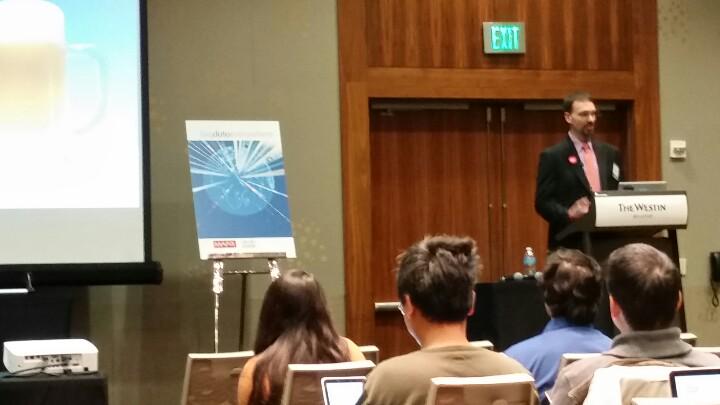 gallifreyan's tweet image. Here&apos;s @kingmesal from @mapr opening #bigdataeverywhere in Seattle/Bellevue.  I&apos;m up next.