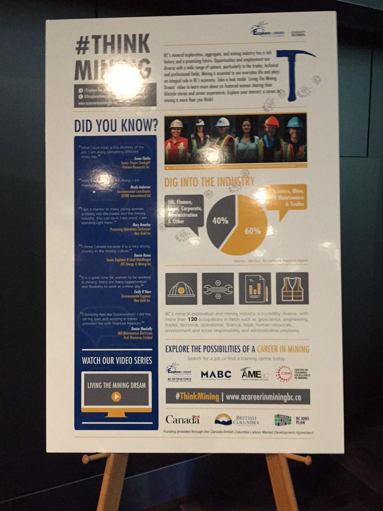 CTEM_BC's tweet image. 10 minutes until the HR Show Case at  #RoundUp2015 - our displays are all set up. #thinkmining
