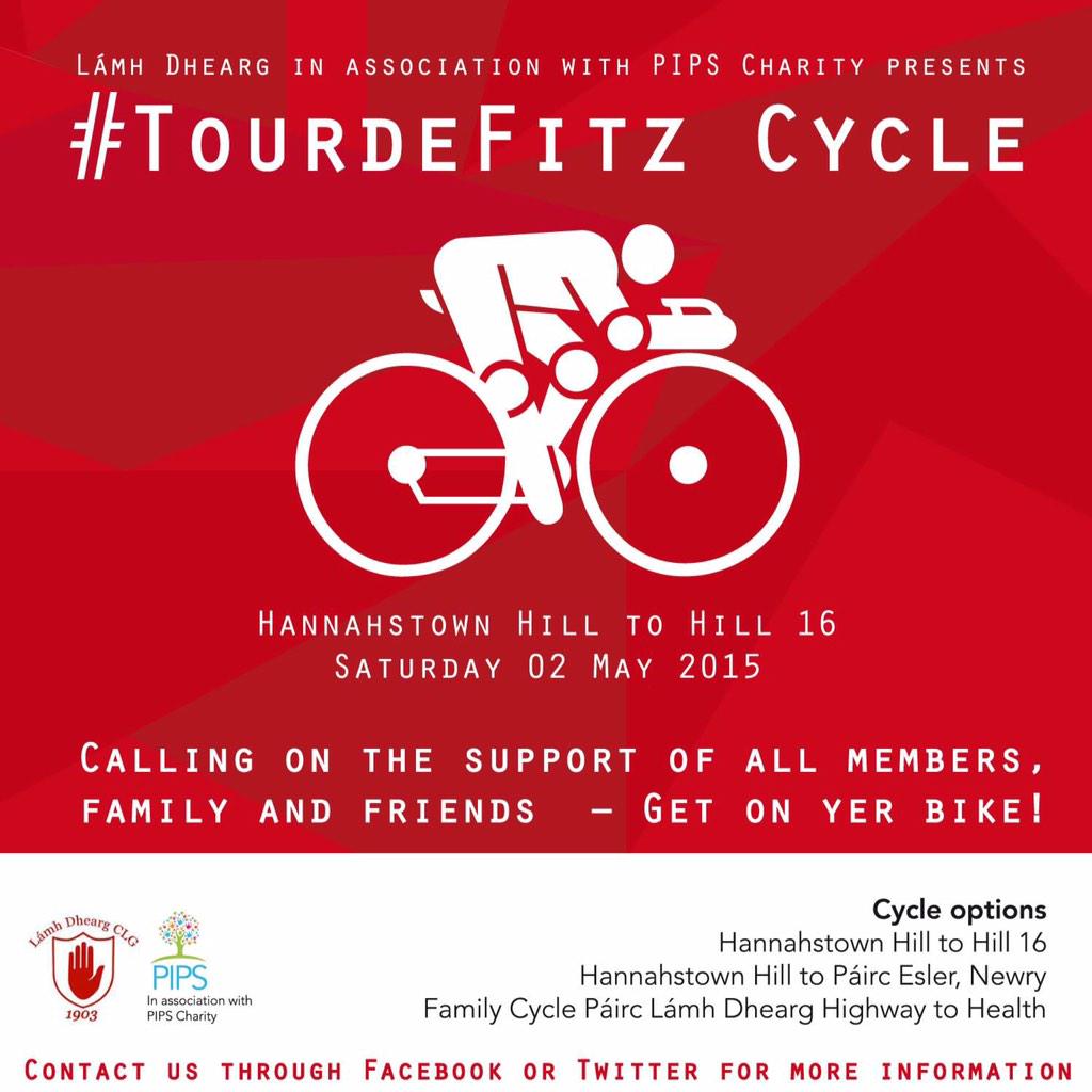 CLPerform's tweet image. Hannahstown Hill to Hill16 cycle in aid of mental health.  please share folks @lamhdheargclg @PipsCharity #tourdefitz