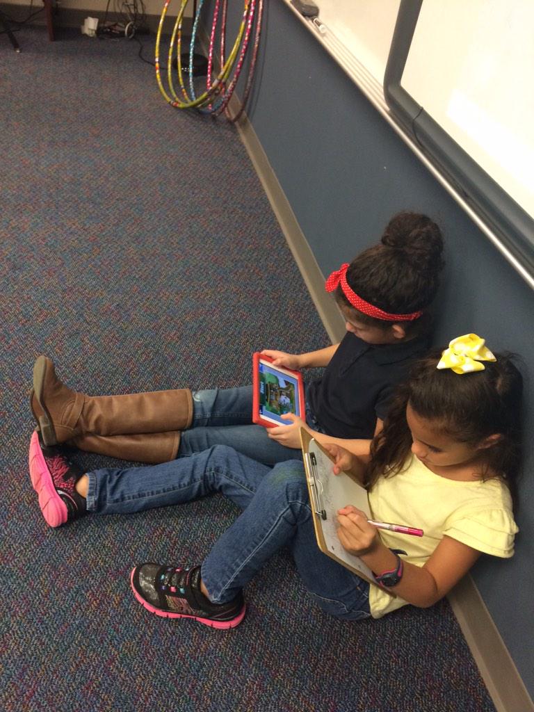 MrsJDyer's tweet photo. 2 step word problems practice with Toontastic! http://t.co/NTy1lfeK2u