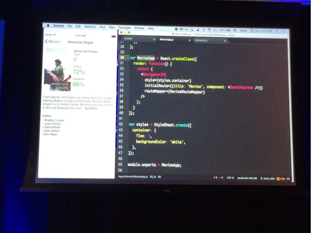 ReactJSNews's tweet image. Code example