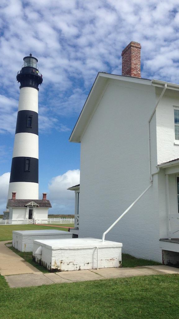CapeHatterasNPS's tweet photo. Cisterns (the white concrete squares) collected rainwater—a great idea for #sustainability ! #CatchingRaindrops 💧 http://t.co/RNvYnZ1I1Y