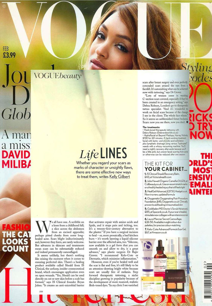 iSCLINICALUK's tweet image. Thankyou @BritishVogue for the @iSCLINICAL Sheald feature @iSCLINICALUK  #skinsaviour #skinplaster