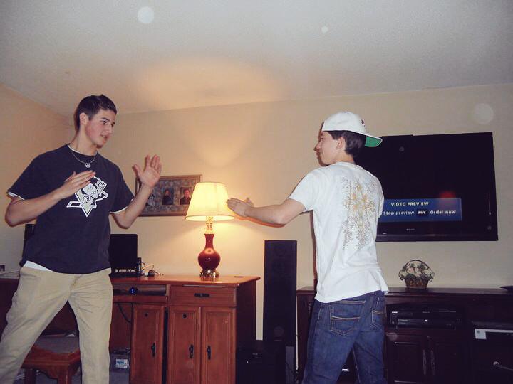 CamRiley3's tweet photo. huge happy birthday S/O to my day one brother @JoeyDu15 love and miss ya kid #OW6 #throwbackninja 🎏 http://t.co/9iTHK7wYYG