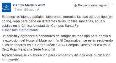 Gobernautas_'s tweet photo. Recibe @ABCcentromedico donaciones y víveres en apoyo a #HospitalMaternoInfantil http://t.co/RG2bcJHadH #ABCSantaFe http://t.co/MdcVcWHmKd