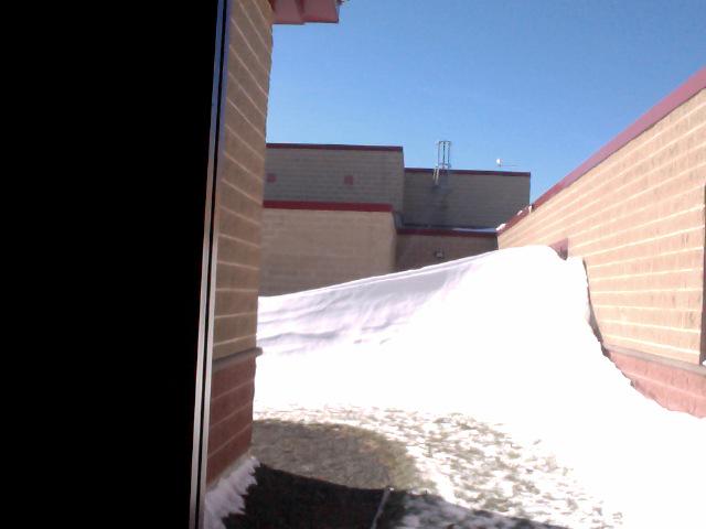 How many winter puns can you come up with for this picture?  I am banking on a few.  Thanks to Tim for the removal.