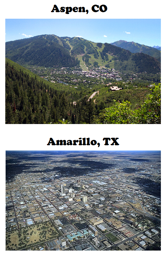 PCKnappenberger's tweet image. Dear @EPA Admin. McCarthy, Aspen's #climate will *never* be like Amarillo's. whitehouse.gov/blog/2015/01/2… #climatebasics