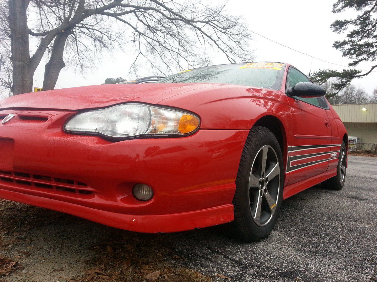 StainlessEnt's tweet image. RT @stainlesshot: 2004 Chevy Monte Carlo SS Supercharged $6500 (125,000 Miles) - $650 Down. Call Us at 770-892-3313