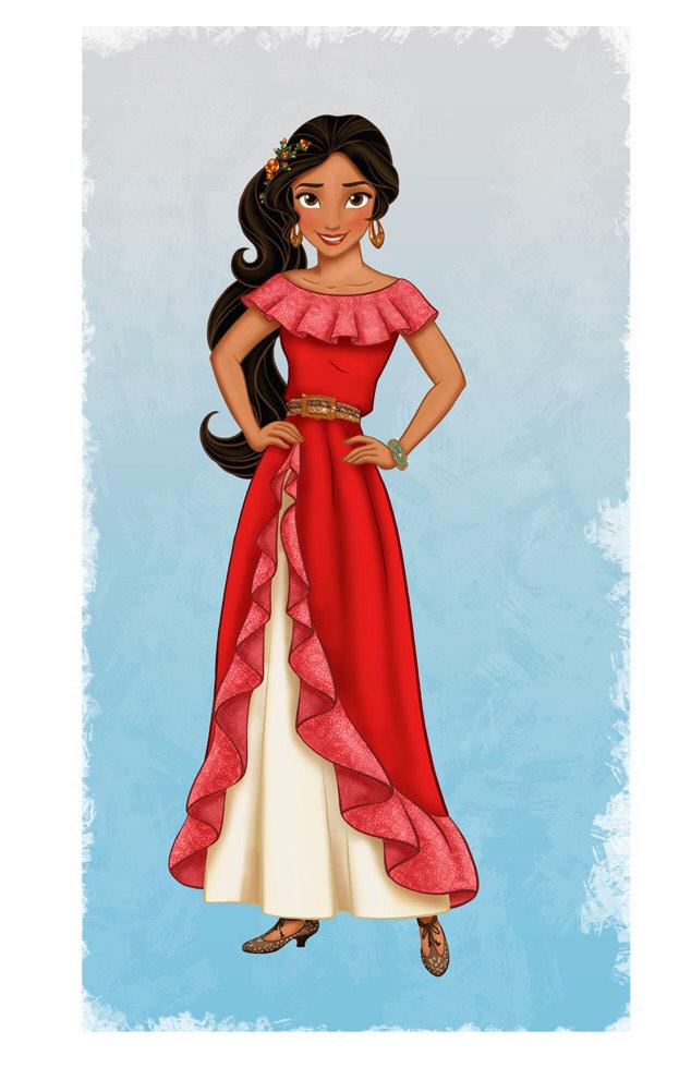 The first ever latina disney princess is wearing a red