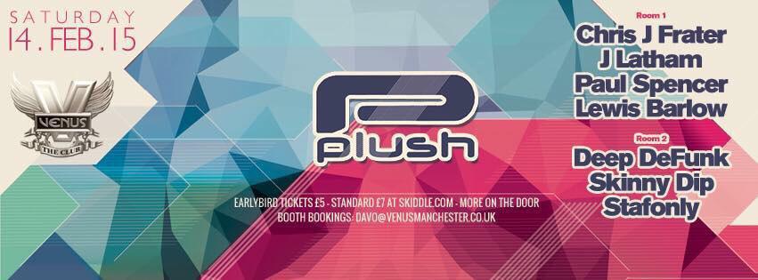 PLUSHMCR's tweet photo. 2015 Launch party 2 Rooms #HouseMusic http://t.co/YYxG6uNzYY E/Bs from @skiddle @MCRWhatsOn #RT Join us #PlushStyle http://t.co/U0DfxyTBgd
