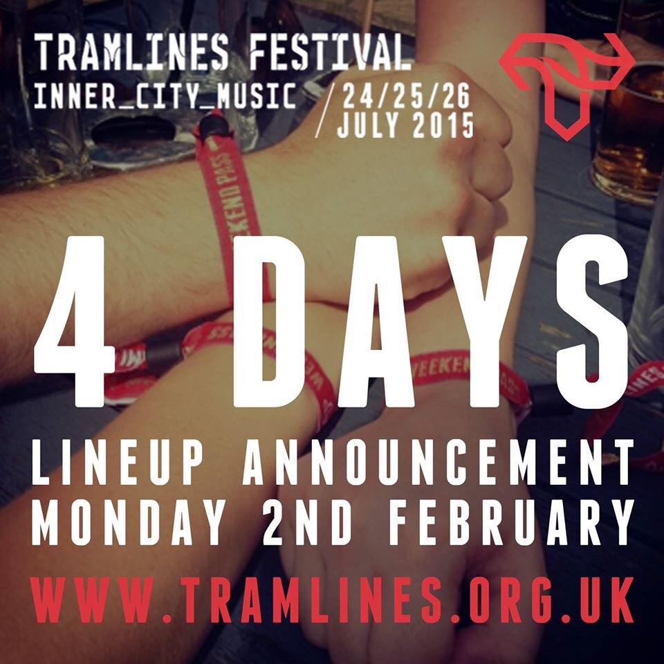 Not long now... #Tramlines2015 #Sheffield tramlines.org.uk