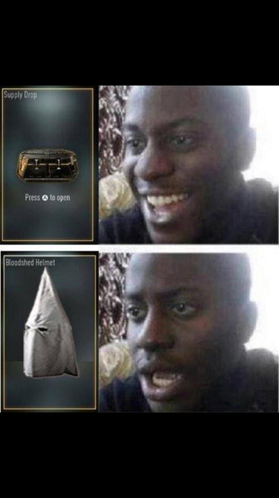 i7Rainn's tweet image. Supply drops be like #AdvancedWarfare #SupplyDrop #KKK