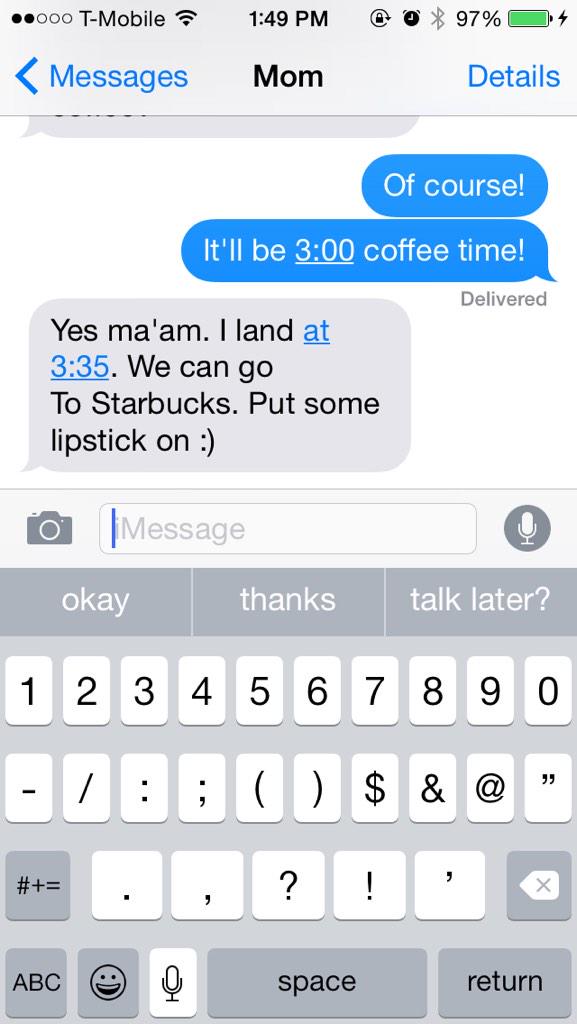 ErikaRaeSalazar's tweet photo. Why does this text not surprise me...? #onlyEva 💄 http://t.co/vBd77l6CuG