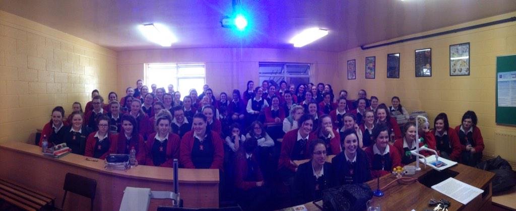 Donal_Walsh_'s tweet photo. A fantastic afternoon n Loreto Clonmel with 6th yrs a really lovely group of gals @DonalLiveLife @ClonmelChamber http://t.co/ydAyAGey0s