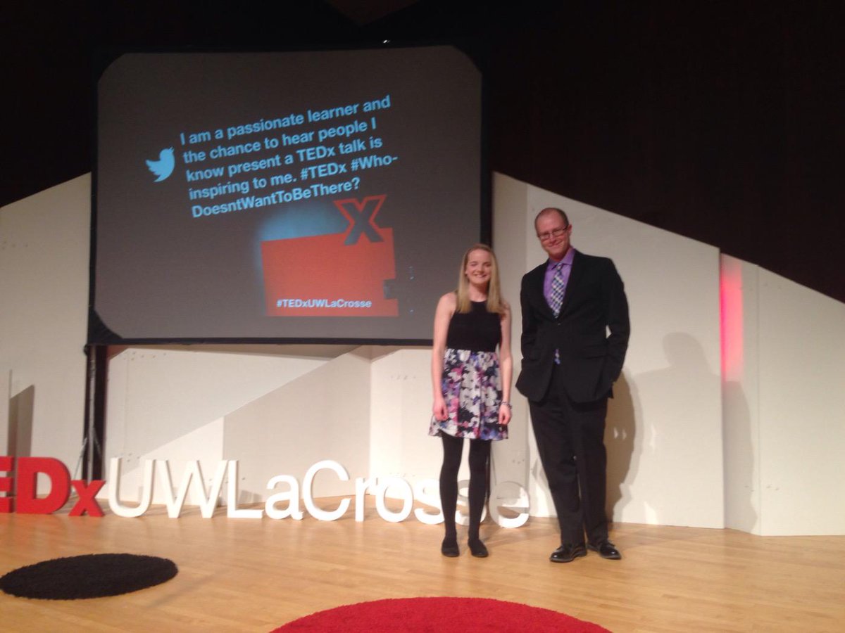 pamcats's tweet photo. #TEDxUWLaCrosse emcees! http://t.co/KB6EZg7IjA