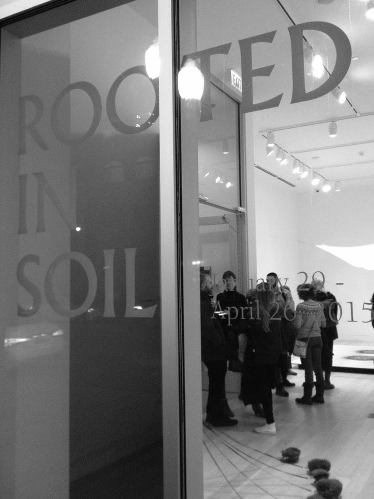 DePaul_News's tweet photo. Great opening night of #RootedInSoil @DePaulArtMuseum check out more at http://t.co/q5TUxarev6 http://t.co/ps1LZOBwEA