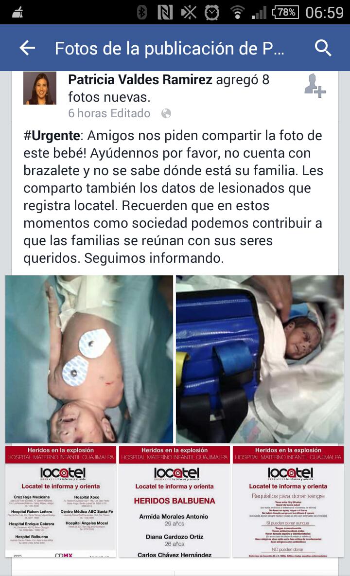 rEmSka's tweet photo. @mir83anda espero y te sea útil esta info, lñpodrías cominicarte con esta persona si reconoces al bebé! Suerte. http://t.co/fJ6HGeVV3J