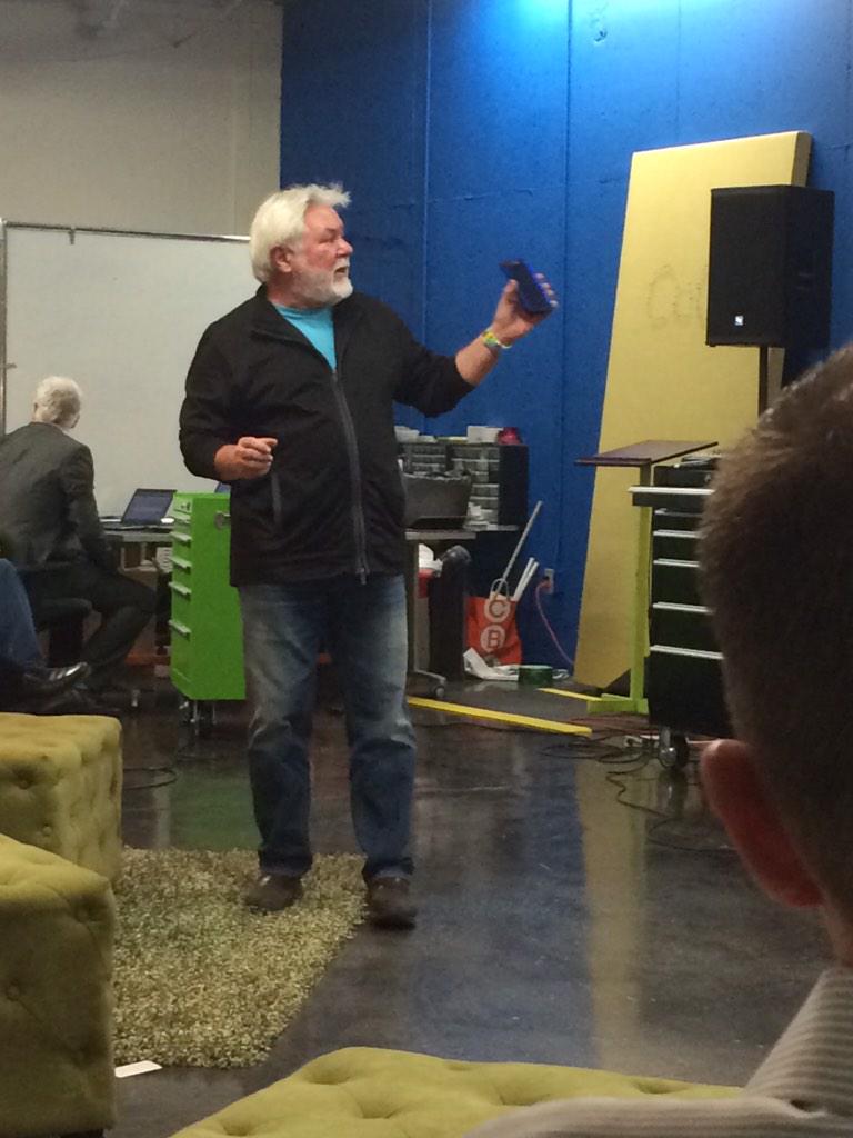 cragtrek's tweet photo. #cocopitchnight Jeff Brown of VoiceHive http://t.co/hYCIf2PVuw