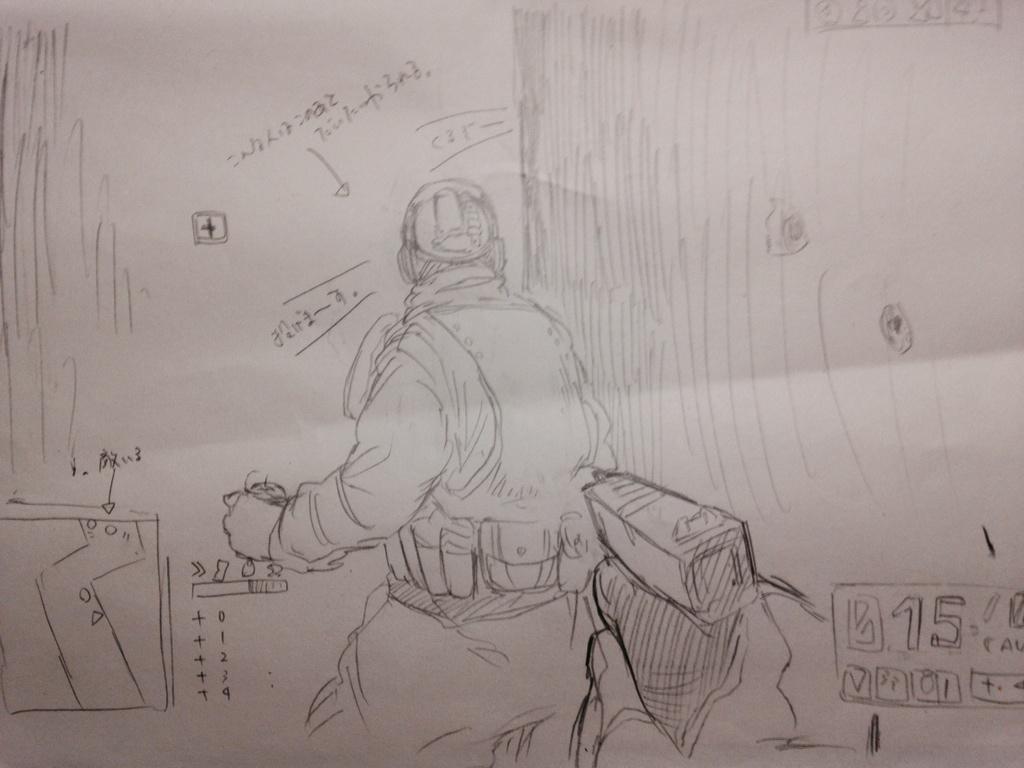 BFしてて描きたくなった 