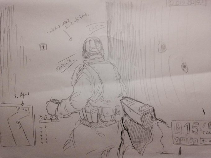 BFしてて描きたくなった 