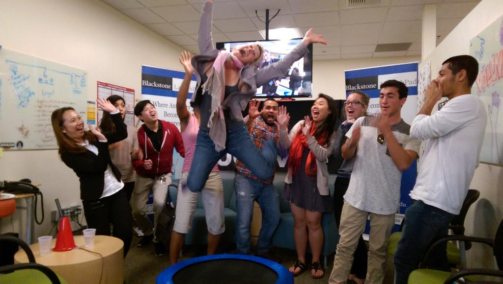 Now that is a #launch! <a href="/pilarstella/">pilarstella</a> impresses us all! They don't call us the #BlackstoneLaunchPad for nothin! #zot