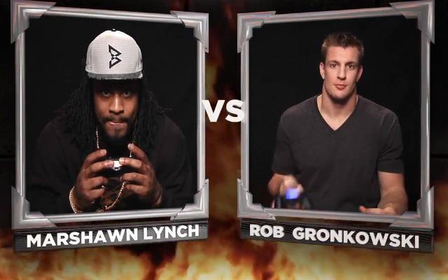 Seahawks's tweet photo. Thursday Round-Up: @MoneyLynch, @RobGronkowski play Mortal Kombat with @ConanOBrien [http://t.co/oTHFdDjTa5] #SB49 http://t.co/niqvtRHgJj
