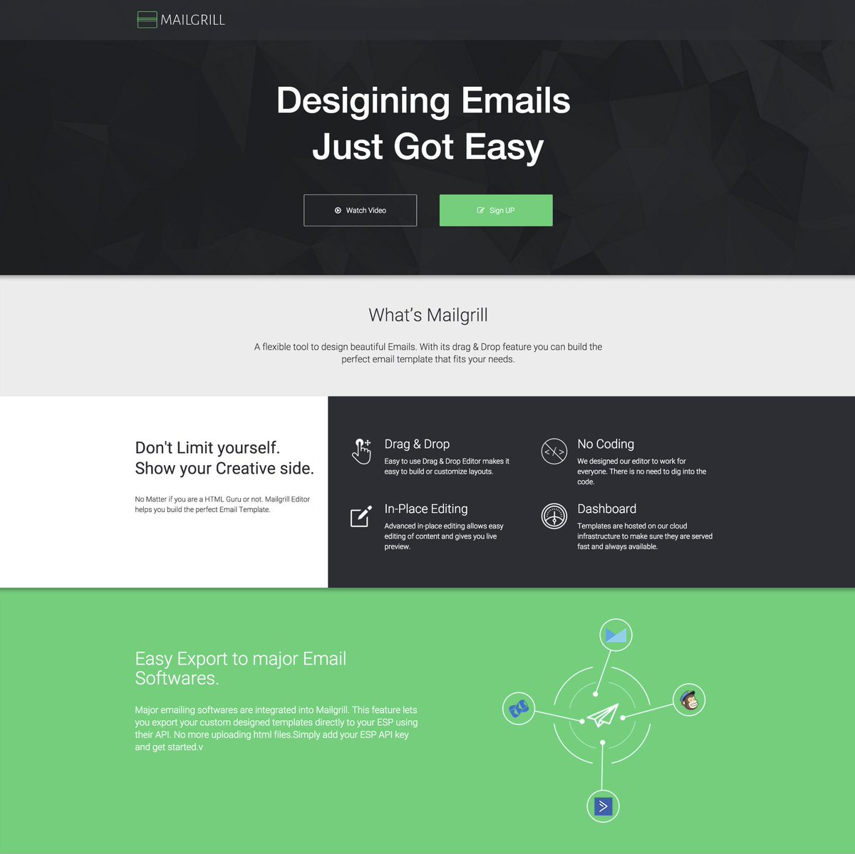jayantvyda's tweet photo. #designing #email #templates just got #easy. Build email templates with @mailgrill #editor http://t.co/cJTfPjdsJU