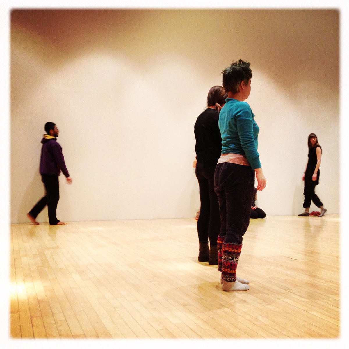 MVMTparty's tweet photo. Exploring the architecture and choreography of the @newmuseum during #CLASSCLASSCLASS http://t.co/75gFxdHJux