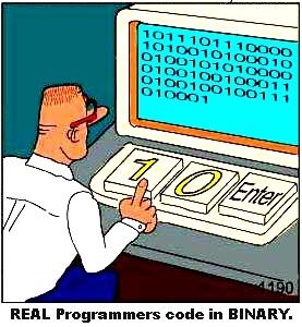 FunDevelopers's tweet photo. #Binary for the win!
Anyone? #bueller? #bueller?

nevermind...

#ProgrammingHumor http://t.co/UIG2RbSPwq