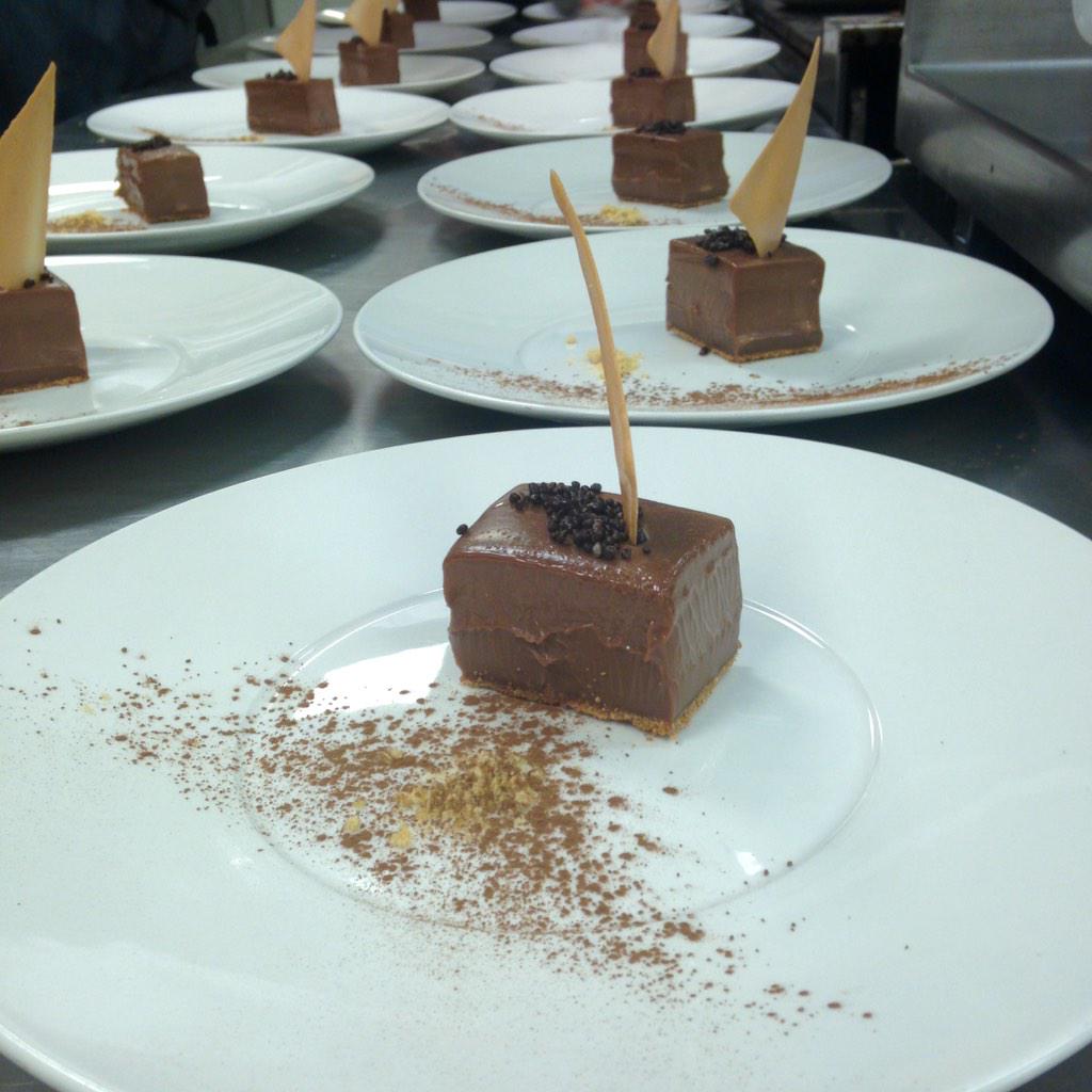 stmoritzhotel's tweet photo. Chocolate torte for dessert #ccfdinner @Cornwall_CF http://t.co/wEtI4plfS1
