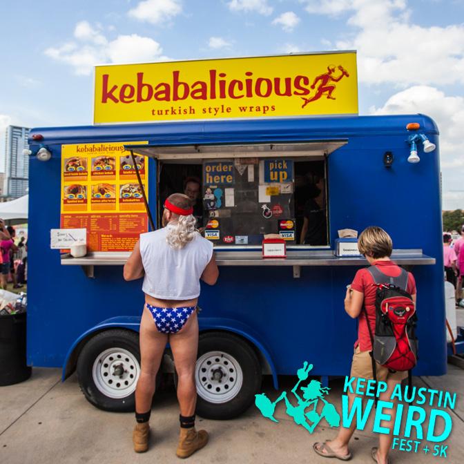 FunStop5K's tweet photo. Patriotism. Defined. #keepitweirdfest @kebabalicious http://t.co/dTrBEDiJbf