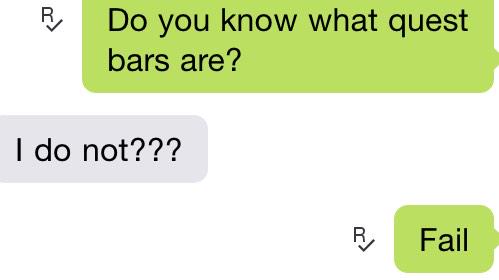 Workitout99's tweet image. #fail. Not a keeper. @QuestNutrition