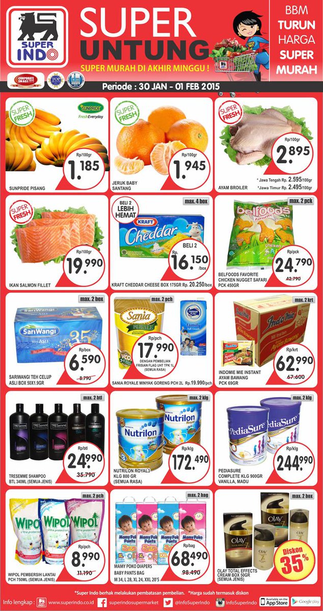 Selamat pagi, SIS! Berikut promo koran Kompas (edisi 30Jan-1Feb'15). Happy shopping! Info: bit.ly/1ErECJD
